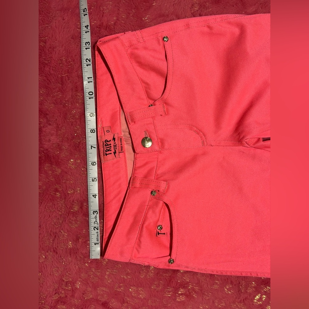 Skinny Neon Pink Tripp Pants 25 / 26 waist